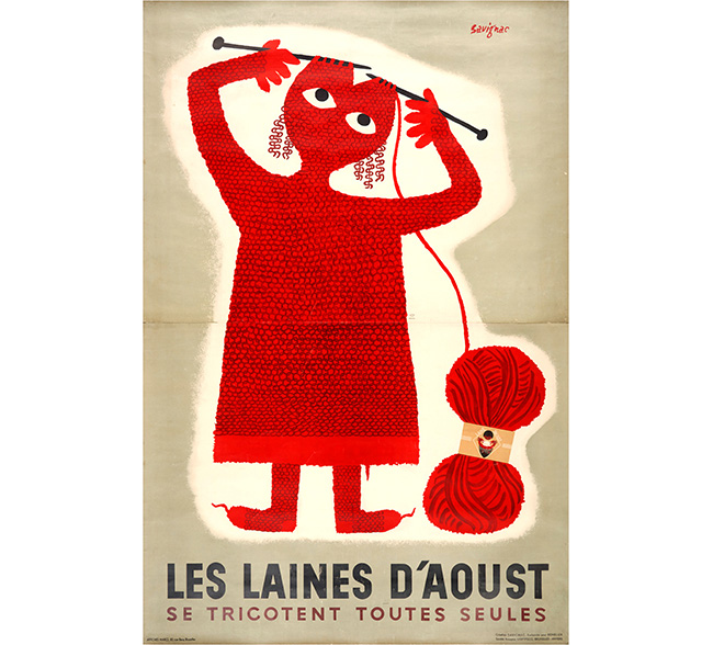 ヒツジ毛糸祭 １９５１年 リト　SAVIGNAC/サヴィニャック ヒツジ毛糸祭 1951年 リト SAVIGNAC/サヴィニャック - メルカリ