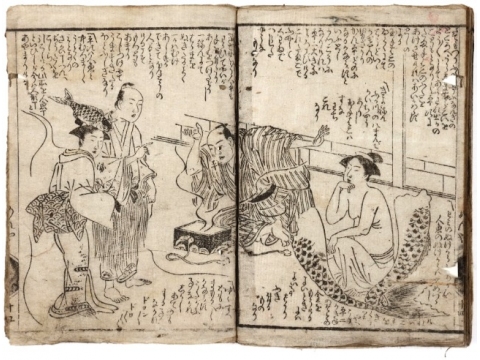 「箱入娘面屋人魚」　山東京伝作　1791（寛政3）年刊