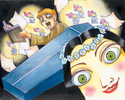 犬木加奈子さん（漫画家）　「妖婆（ようば）　死棺の呪（のろ）い」（１９６７年）