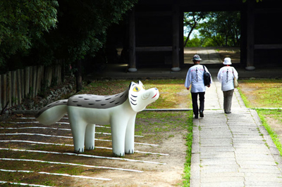 猪おどし　長谷川仁作（高松市屋島東町）