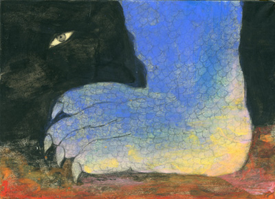 岡村桂三郎さん（画家） 「三大怪獣　地球最大の決戦」（１９６４年）