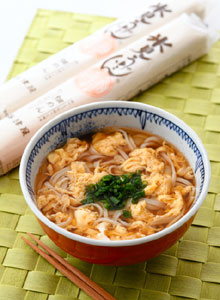 「海津屋」の氷見（ひみ）うどん　細めん