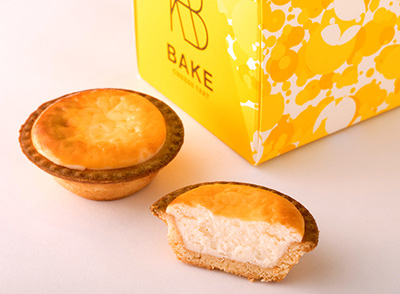 「ＢＡＫＥ　ＣＨＥＥＳＥ　ＴＡＲＴ」の焼きたてチーズタルト