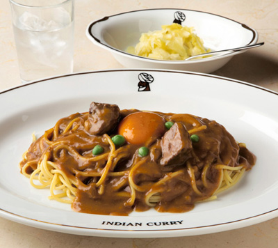 「インデアンカレー」のインデアンスパゲッティ