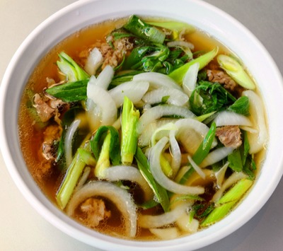 「立喰うどん・そば　大和庵」の肉そば
