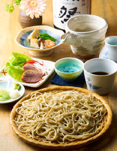 「手打蕎麦まるやま」のせいろ