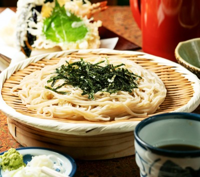 「深水庵」の天ざる蕎麦