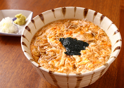 「蕎麦（そば）　たじま」の玉子とじそば