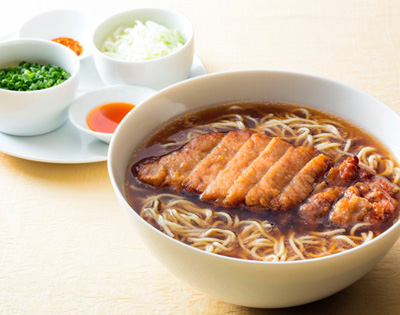 「ＯＲＩＧＡＭＩ」の排骨拉麺（パーコーメン）