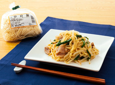「八幡（やはた）製麺所」の伊府（イーフー）麺