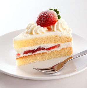 山口晃さん「タバーン」のショートケーキ