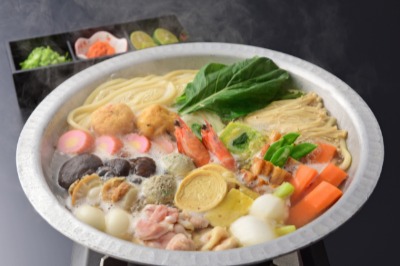 「道頓堀　今井」のうどん寄せ鍋