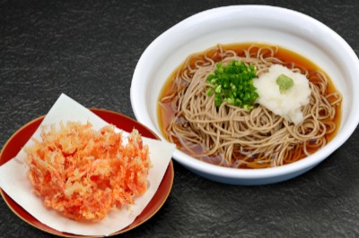 「鐘庵」の冷たい桜えびおろしそば