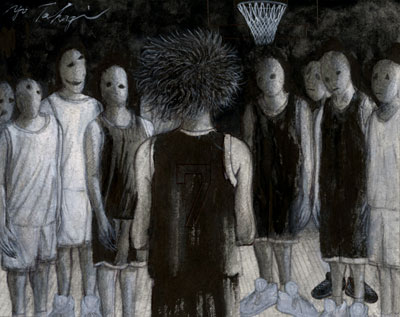 高木陽さん（画家）「ＧＯ」（２００１年）