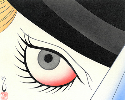石川真澄さん（画家・絵師）「時計じかけのオレンジ」（１９７１年）