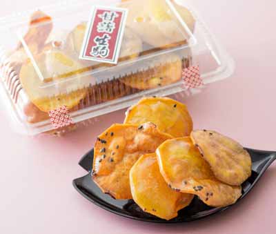 「甘藷（かんしょ）生駒」の大学芋　うす切り