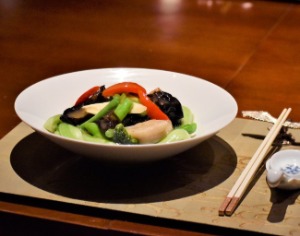 中国料理「花梨（かりん）」　季節野菜色々あんかけ焼きそば