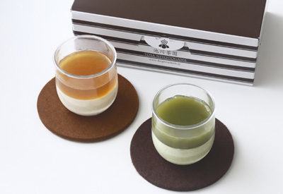 「池川茶園」の茶畑プリン