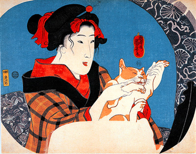 １８４４（弘化元）年頃　団扇絵判錦絵