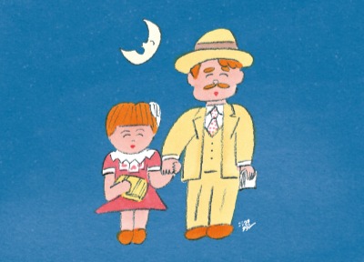 ニシワキタダシさん（イラストレーター） 「ペーパー・ムーン」（１９７３年）