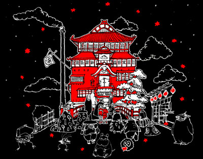 ニコラ・ビュフさん（芸術家）「千と千尋の神隠し」（２００１年）