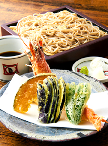 「麻布　川上庵（あん）」の天せいろ