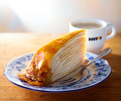 「ドトールコーヒーショップ」のミルクレープ
