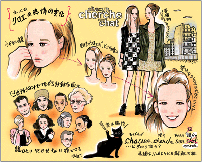 米澤よう子さん（イラストレーター）「猫が行方不明」（１９９６年）