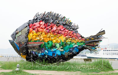 宇野のチヌ　淀川テクニック作（岡山県玉野市）