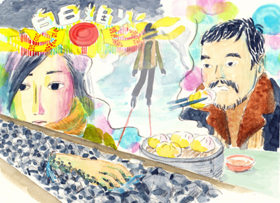 死後くん（イラストレーター）　「薄氷の殺人」（２０１４年）