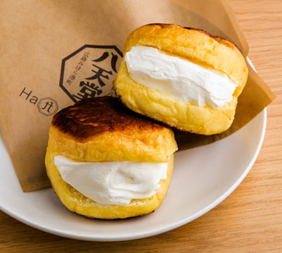 「Ｈａｔｔｅｎｄｏ　Ｃａｆｅラクーア店」のフレンチバーガー