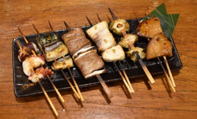 「魚屋きいもん」の魚串焼