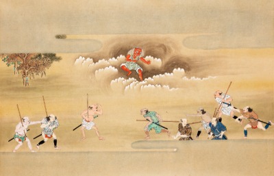 「徒然草絵巻」巻３（部分）