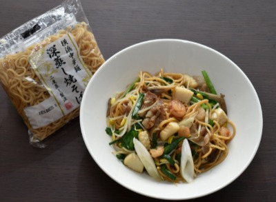 「丸紀」の深蒸し焼そば