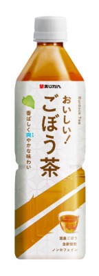 ゴボウ茶をペットボトルで