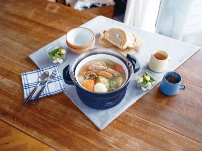 【防災特集】余熱で煮込む魔法瓶構造の調理器